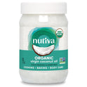 Nutiva Organic, Cold-Pressed, Unrefined, Virgin Coconut Oil from Fresh, non-GMO, Sustainably Farmed Coconuts, 15-ounce
