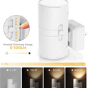 L LOHAS LED Night Light Plug in, Night Lights Plug into Wall, Light Sensor, 0-100LM Soft White 3000K, Dimmable Night Light, Modern Nightlight for Kids Bathroom Hallway Bedroom Kitchen Stairway, 2 Pack
