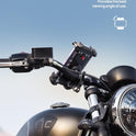 Lamicall Bike Phone Holder, Motorcycle Mount - Motorcycle Phone Holder, Handlebar Cell Phone Clamp, Scooter Phone Clip for iPhone Air 17 Pro Max, 16 15 Pro Max Plus, S20, More 4.7 to 6.8" Smartphones