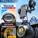[2025 True Military-Grade] Car Phone Holder VANMASS [Upgraded Strongest Suction & Clip] Cell Phone Mount for Dashboard Windshield Vent Wall,Truck Cradle Stand for iPhone 17 Pro Max 16 15 14 13 Android