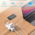Power Strip Surge Protector - One Beat 6 Widely Outlets with 4 USB Ports (2 USB C), 5 Ft Extension Cord Flat Plug, Wall Mount Outlet Extender Small Power Strip for Travel Home Office College Dorm Room