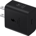 25W Wall Charger Power Adapter, Cable Not Included, Super Fast Charging, Compact Design, Energy Efficient, Compatible with Galaxy and USB Type C Devices, Black