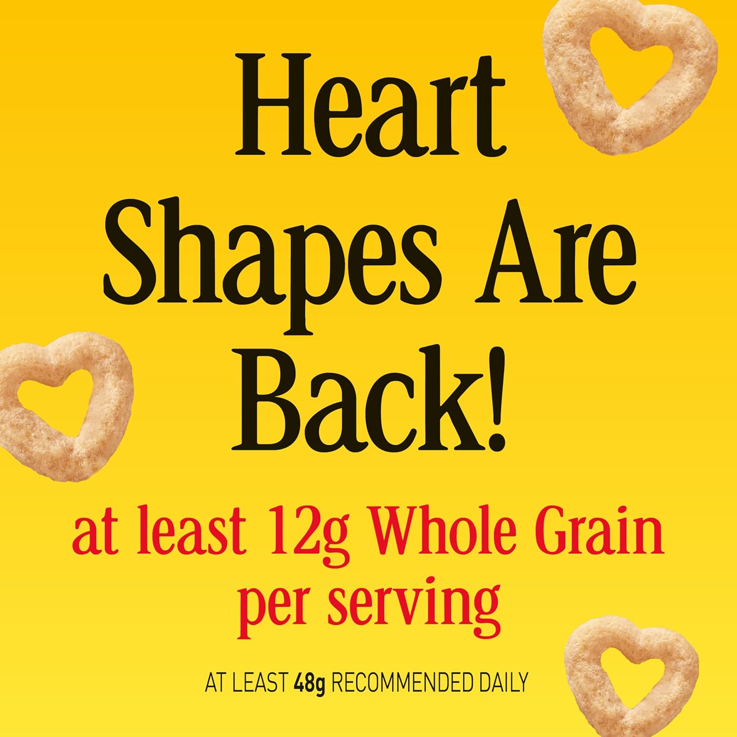 Honey Nut Cheerios Cereal, Limited Edition Heart Shapes, Affirmations Box, Heart Healthy, Gluten Free, Giant Size, 27.2 oz