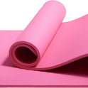 1/2 Inch Extra Thick Exercise Yoga Mat with Carrying Strap, Cushioned Support, for Fitness and Gym Workouts