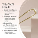 Kitsch French Hair Pins for Women – Elegant & Durable Metal Hair Fork for Updos, Chignon, Bun & Twist Hairstyles, Secure Hold All Day, Comfortable Fit | Ideal Gifts for Women- Gold, 1pc