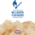 Kingsford Quick Light Fire Starters | Wooden Fire Starters Made with All Natural Hardwood for Grilling, Campfires, & Outdoor Fireplaces | 32 Count Fire Starter Rolls