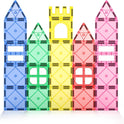 Soyee Magnetic Tiles Toddler Toys Magnetic Building Blocks for Kids Ages 3-12 STEM Educational Toys for Girls & Boys Sensory Play for Preschool Learning Birthday Toddler Xmas Gifts