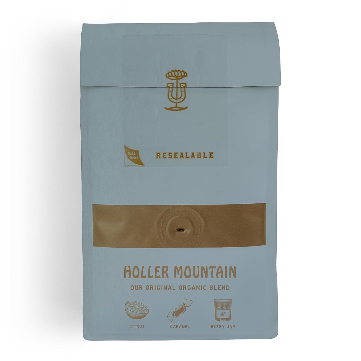 Stumptown Coffee Roasters, Organic Medium Roast Ground Coffee, 100% Arabica Coffee - Holler Mountain 12 Ounce Bag, Flavor Notes of Citrus Zest, Caramel and Hazelnut