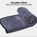 Shiny Bath Wipes Cleaning Cloths,3pcs Shiny Bath Drying Towels,Shower Doors Drying Towels,16*16" Streak Free Glass Window Car Mirror Super Absorben Microfiber Cleaning Cloths (3pcs grey 16*16″)