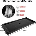LULUCATCH Super Glue Traps 12 Pack for Mice & Snakes, Larger, Heavier Sticky Traps with Non-Toxic Glue. Sticky Mouse Traps Indoor, Easy to Set, Pet Safe Pest Control