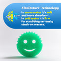 Scrub Daddy Color Sponges - Scratch-Free Multipurpose Dish Sponges for Kitchen, Bathroom & Household Cleaning - Made with BPA-Free Polymer Foam (3 Count)