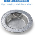 2 Pcs Sink Strainer for Most Kitchen Sink Drain Basket, Upgraded Double-Layer Safe Design Kitchen Sink Strainer (Outer Diameter 4.5 Inch)