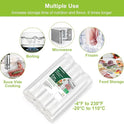 Bonsenkitchen Vacuum Sealer Rolls Bags, 6 Pack 3 Rolls 11" x 20' + 3 Rolls 8" x 20' Commercial Grade BPA Free Bag Rolls, Durable Customized Size Food Vac Bags for Storage and Sous Vide Cooking VB3211