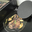 Firsgrill Burger Press 7.08" Round,Heavy-Duty Cast Iron Smash Burger Press Meat Steak With Wood Handle for Blackstone Camp chef Pitboss Weber Griddle Grills(Round)