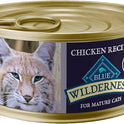 Blue Buffalo Wilderness High-Protein Grain-Free Wet Food For Adult Cats 7+, Chicken Recipe, 5.5-oz., 24-count