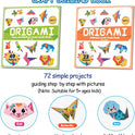 hapray Origami Kit for Kids Ages 5-8 8-12, with Guiding Book, 152 Paper with 72 Patterns, DIY Art and Craft Projects, Beginners Children's Day Gift Boy Girl