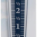 AcuRite 5" Capacity Easy-to-Read Magnifying Rain Gauge, Acrylic (00850A3)