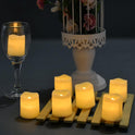 SHYMERY Flameless Votive Candles,Flameless Flickering Electric Fake Candle,24 Pack 200+Hour Battery Operated LED Tea Lights in Warm White for Wedding, Table, Halloween,Christmas Decorations 1.5"X1.7"