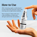 Vibriance Super C Serum for Mature Skin - All-in-One Vitamin Formula Hydrates, Firms, Lifts, Smooths, Targets Age Spots, Wrinkles, 1 fl oz