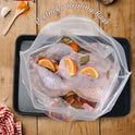 Turkey Brine Bags, 26"×22", 2 Pack, Holds up 35lbs, Thicker Brining Bags with Double Zip Lock & 2 Cotton Strings, Extra Large Brine Bag Fits for Turkey, Chicken, Beef, Fish, Lamb, Pork
