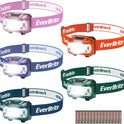 EverBrite Headlamp, 5 Pack Kids Headlamp with Red Light and Memory Function, Head Lamp for Adults and Kids with 5 Modes, Bright Headlamps for Camping, Running, Christmas Gifts, Batteries Included