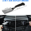 7PCS Car Detailing Brush Set, Ultra Soft Boars Hair Car Interior Detailing Brushes, Car Interior Detailing Kit, Car Cleaning Gel Supplies Kit, Car Dust Brush, Car Accessories for Truck, SUV, Interior