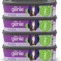 Litter Genie Refill Bags (4-Pack) | Multi-Layers of Odor-Barrier Technology | 1 Square Refill Cartridge Lasts Up to 2 Months Per Cat