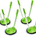 Ruibo Baggy Rack Holder For Food Prep/Ziplock Bag, Meal Planning/Plastic Freezer Bag Holders Stand, Green, Pack of 4 - 4 Pcs