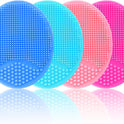 Silicone Facial Cleansing Brush - 4 Pack Face Scrubber & Exfoliator for Deep Cleaning, Soft Brush, Blackhead & Acne Pore Care