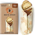 Bee's Wrap Beeswax Wraps for Food - Bread Wrap - Made in USA Reusable Bread Storage Bags - Organic & Eco-Friendly Alternative to Aluminum Foil, Sourdough Bags & Plastic Wrap, Honeycomb