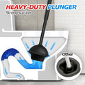 2 in 1 Toilet Plunger and Brush Set，Extended Handle Plunger，Toilet Bowl Brush Plunger Set, Bathroom Cleaning Tools ，Toilet Brush Plunger Combo，Cleaning Brush，Bathroom Cleaning Supplies