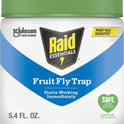 Raid Essentials Fruit Fly Trap for Indoors, Made with Essential Oils, Child and Pet Safe, 5.4 oz