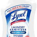 Lysol Disinfectant Laundry Sanitizer & Scent Booster, Laundry Detergent Additive, Color Safe Bleach Alternative, Laundry Odor Eliminator, Kills Bacteria & Viruses, Crisp Linen Scent, 41 Fl Oz Liquid