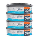 Diaper Genie Refill Round – Pack of 4 | Holds 1280 Diapers | Odor-Lock Film for Complete & Expressions Pails