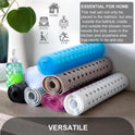 Bath Tub and Shower Mats, Non Slip 40 x 16 Inch Extra Large Bathtub Mat, Machine Washable Bathmat with Drain Holes, Suction Cups for Bathroom Floor, Gray