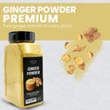 Fresh Finest Ginger Powder - 15.97oz (453G) - Pure Ground Ginger Root for Culinary & Health Benefits, Packed in a Premium Container