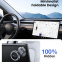 VICSEED Tesla Phone Mount【Strongest Magnet Power】Foldable Hidden Tesla Phone Holder Fit for All Phone, Tesla Model 3 Model Y for MagSafe Car Mount, Tesla Model 3 Accessories, Tesla Model Y Accessories
