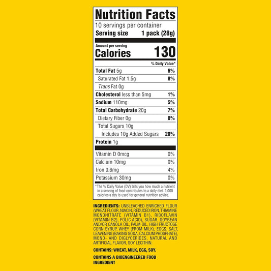 NILLA Wafers Mini Cookies, Vanilla Wafers, 10 Snack Packs