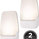 GE LED Night Light, Plug-in, Dusk to Dawn Sensor, Warm White, Ambient Lighting, Ideal Kids Adults Nightlight for Bedroom, Bathroom, Nursery, Hallway, Kitchen, 30966, 2 Pack