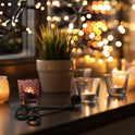 CHEFBEE Candle Wick Trimmer, Polished Stainless Steel Wick Clipper Cutter, Scissors, Reaches Deep Into Candles to Cut Spent Cord, Allow Cleaner Burn and Prevent Soot Buildup (Black)