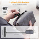 Gritin 19 LED Rechargeable Book Light for Reading in Bed with Memory Function- Eye Caring 3 Color Temperatures,Stepless Dimming Brightness,80 Hrs Runtime Lightweight Clip on Light for Book Lovers