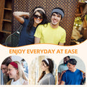 8PCS Summer-Exclusive Non Slip Sports Elastic Soft Running Fashion Headbands Absorb Sweat for Women & Men Working Out, Travel