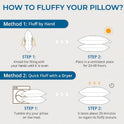 Sasttie Pillows Queen Size Set of 2, Bed Pillows for Side, Back, and Stomach Sleepers - Oeko-Tex Certified Down Alternative Plump Filling - Hotel Quality and Machine Washable, 2 Pack