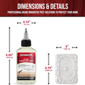 Catchmaster DEFIANT Premium Liquid Ant Killer, 1-Year Supply, Kills the Queen and Colony, No Mess Precision Bottle, Reusable Ant Traps Indoor & Outdoor, Pest Control Traps, Made in USA