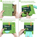 Compostable Trash Garbage bags,AYOTEE 13-15 Gallon Tall Kitchen Trash Bags,Heavy Duty Unscented 1.18Mils 55 Liter,60 Count,Strong Thicken Rubbish Waste Can Liners for Kitchen Garden Home