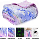 TEHALK Unicorn Glow in The Dark Blanket, Unicorn Blanket for Girls/Kids, Unicorns Gifts for Girls Age 3-12, Toddler Blanket for Kids, Soft Fleece Blanket Throw Birthday Gift 40"x60"