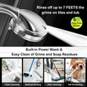 Shower Head,10 Functions High Pressure shower head with handheld, Built-in Pause Mode & 2 Power Wash, Non-Clogging Nozzles High Flow Hand Held Shower Head, Leakproof 6.5ft Hose&Metal Bracket