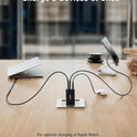 Anker USB C Charger(Nano II 65W), PPS 3-Port Fast Compact Foldable Wall Charger for MacBook Pro/Air, iPad Pro, Galaxy S20, Dell XPS 13, Note 20/10+, iPhone 16/16 Pro, Steam Deck, and More
