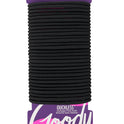 Goody Ouchless Hair Elastics – No Pull, No Breakage, Tangle-Free Hold for Thick, Curly, Coily & Textured Hair – 30 Count, Black, Long-Lasting Ponytail Holders for Women & Men