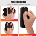 Silicone Body Scrubber - Anti Zinc Infused-Highly Elastic Bristles Exfoliating Body Scrubber for Shower Body,Cellulite Reduction,Blood Circulation- Black